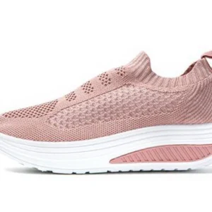 Scarpe Basculanti Rosa Modello Amalfi in Tessuto Senza Lacci