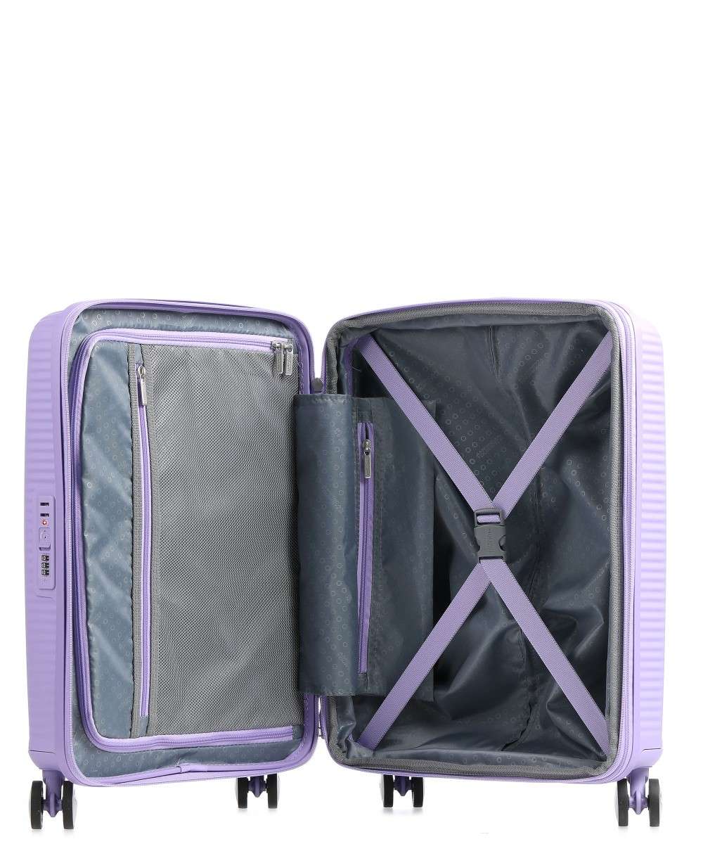 Trolley Cabina Espandibile Soundbox Lavanda 55 cm - immagine 6