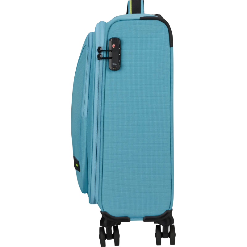 TROLLEY BAGAGLIO A MANO AMERICAN TOURISTER TAKE2CABIN BREEZE BLUE - immagine 3
