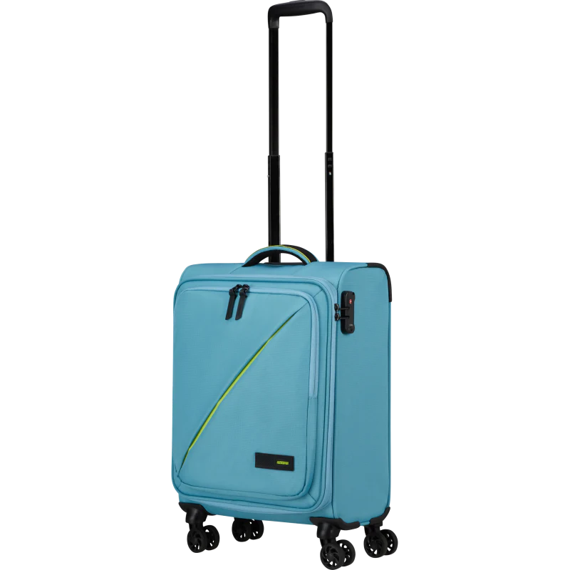 TROLLEY BAGAGLIO A MANO AMERICAN TOURISTER TAKE2CABIN BREEZE BLUE - immagine 6