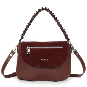 Borsa a spalla e tracolla Mimì-Muà Burgundy