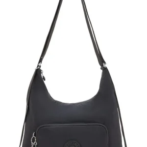 Borsa a spalla zaino Kipling Yenna Black Noir