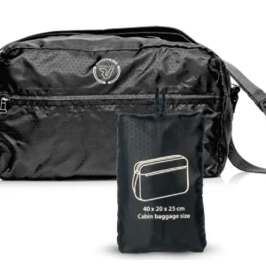Borsa cabina GRATUITA A BORDO pieghevole Roncato nero 40x25x20