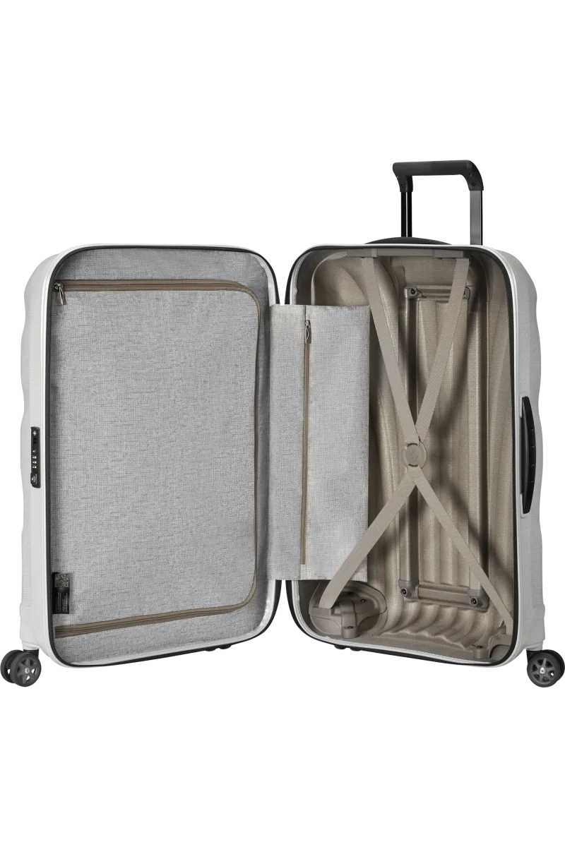 C-LITE Trolley Superleggero 4 ruote 75 cm Off White - immagine 4