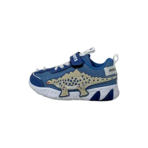Sneakers luminose BULL BOYS STEGOSAURO DNAR5002 BLU JEANS Bambino