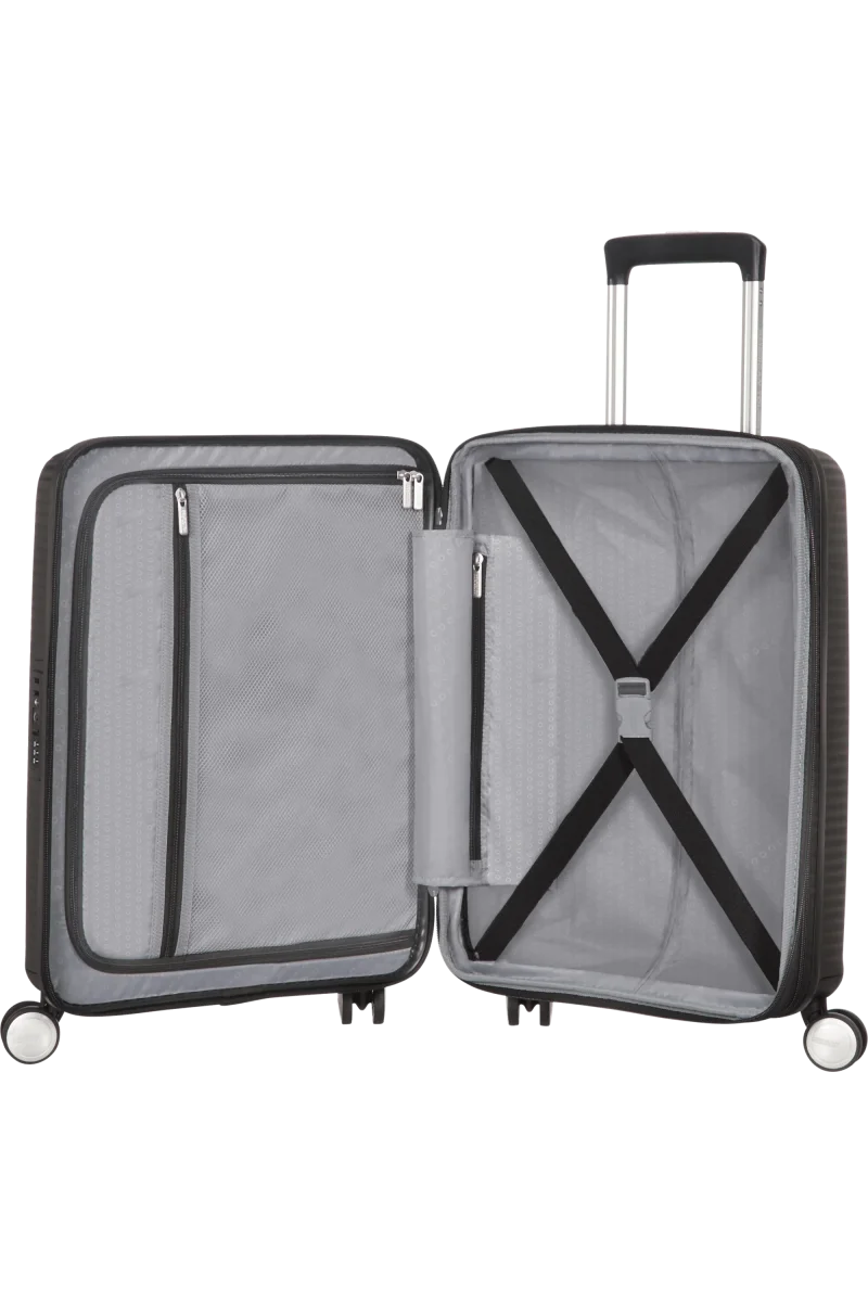 Bagaglio a Mano 55cm Espandibile Soundbox Nero - immagine 4