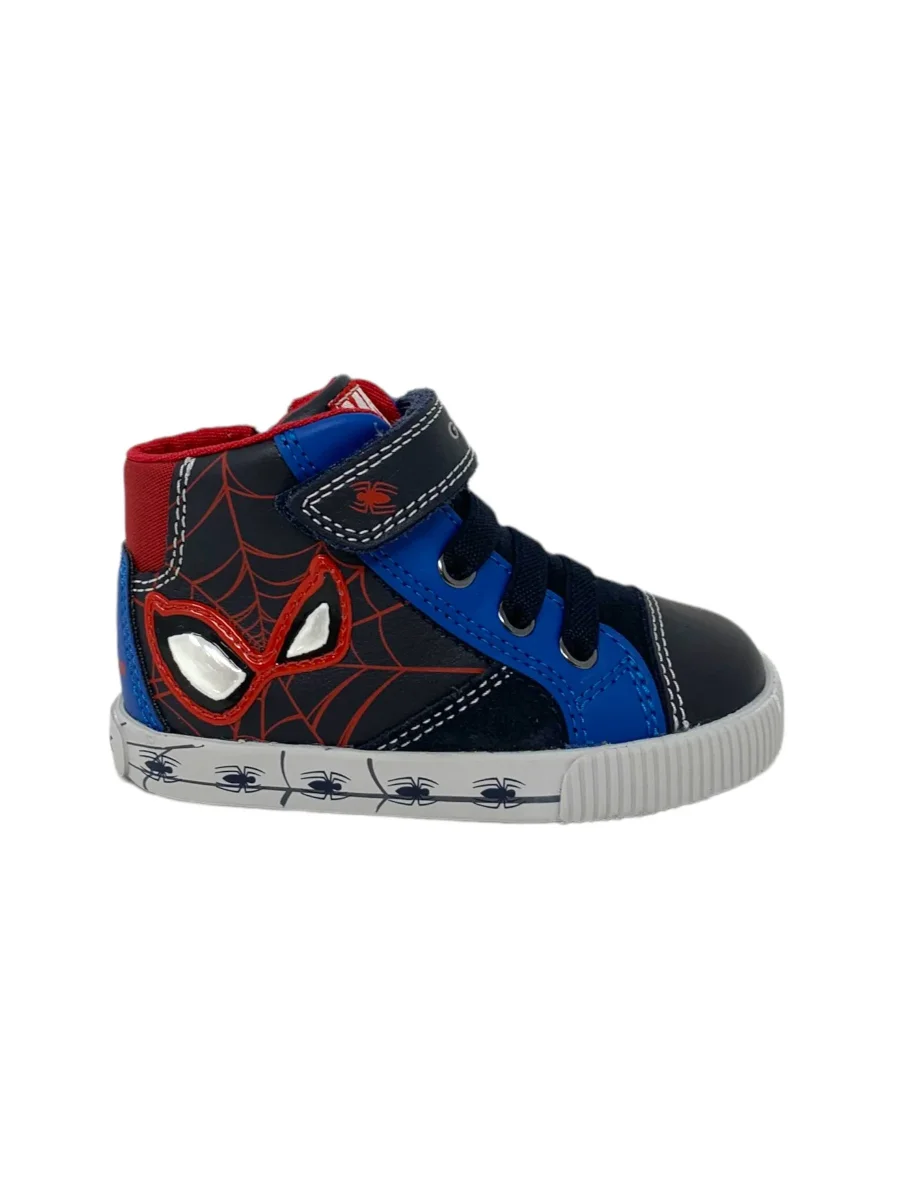 Scarpa da ginnastica GEOX KILWI B. SPIDERMAN B26A7C08554 C4226 BAMBINO - immagine 2