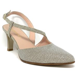 Sandalo col tacco VERNISSAGE 9360 GALASSIA ORO donna