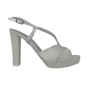 Sandalo col tacco JOEL 1039 RASO MORELLI LUX AVOIO002 SPOSA