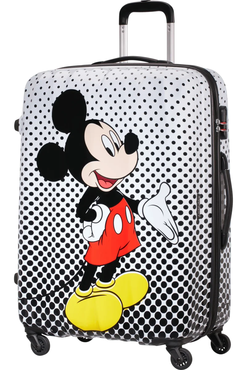 Valigia Grande 77cm Disney Topolino 4 Ruote - immagine 3
