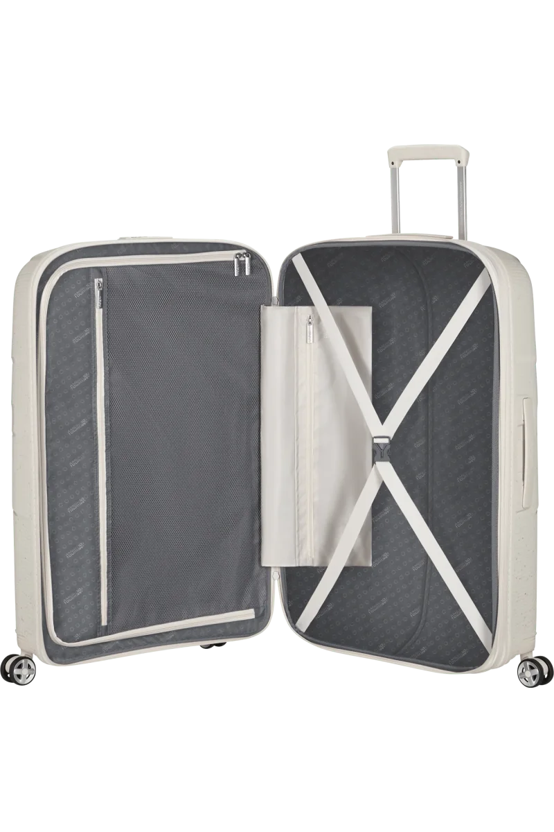 Trolley 4 ruote Starvibe Ultraleggero Espandibile 77 cm  Cream Speckles - immagine 4