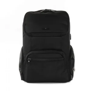 Zaino Agency Porta Pc 15.6"Roncato Nero Flap
