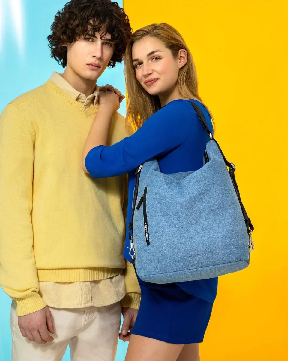 Hunter Denim Zaino Sacca Mandarina - immagine 8