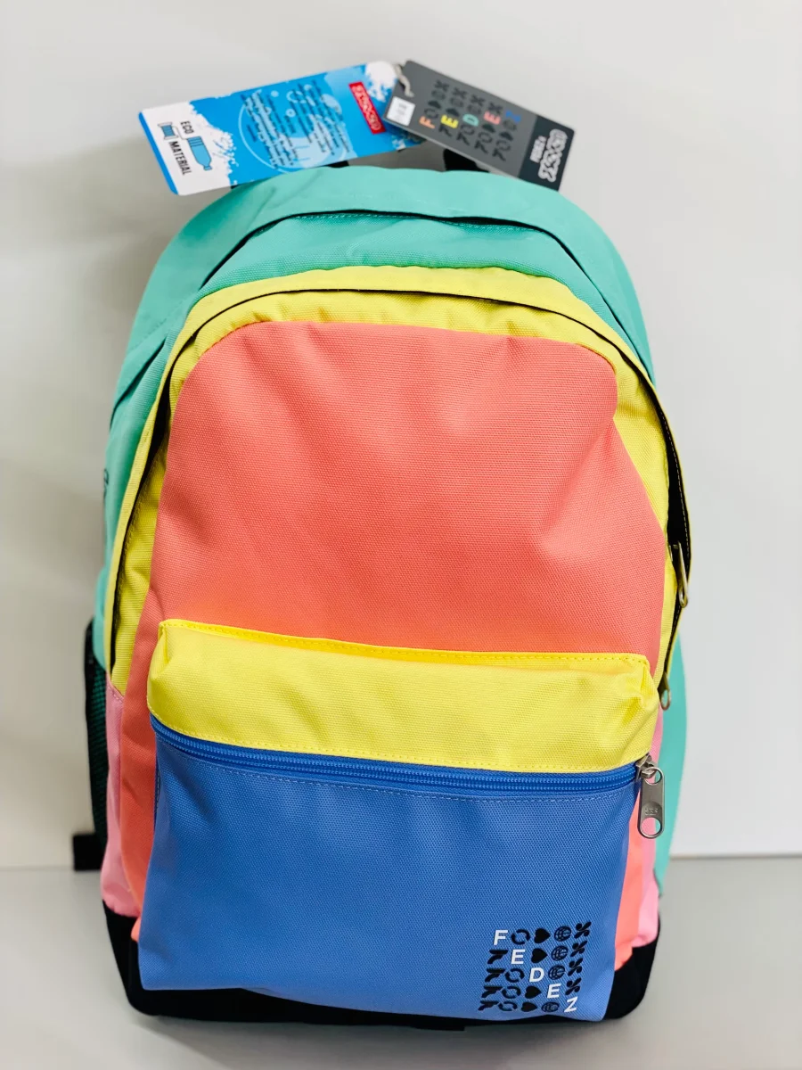 Zaino Doppio Scomparto ideato da Fedez For Seven 34 Litri Multicolor - immagine 8