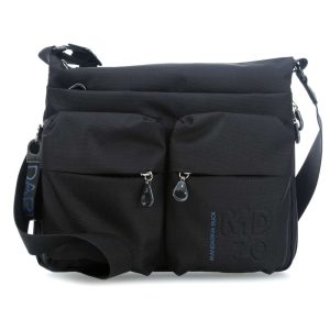 Borsa a Tracolla Con Soffietto Nera by Mandarina