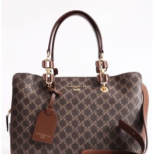 Bauletto Nannini Pelle Precious Marrone