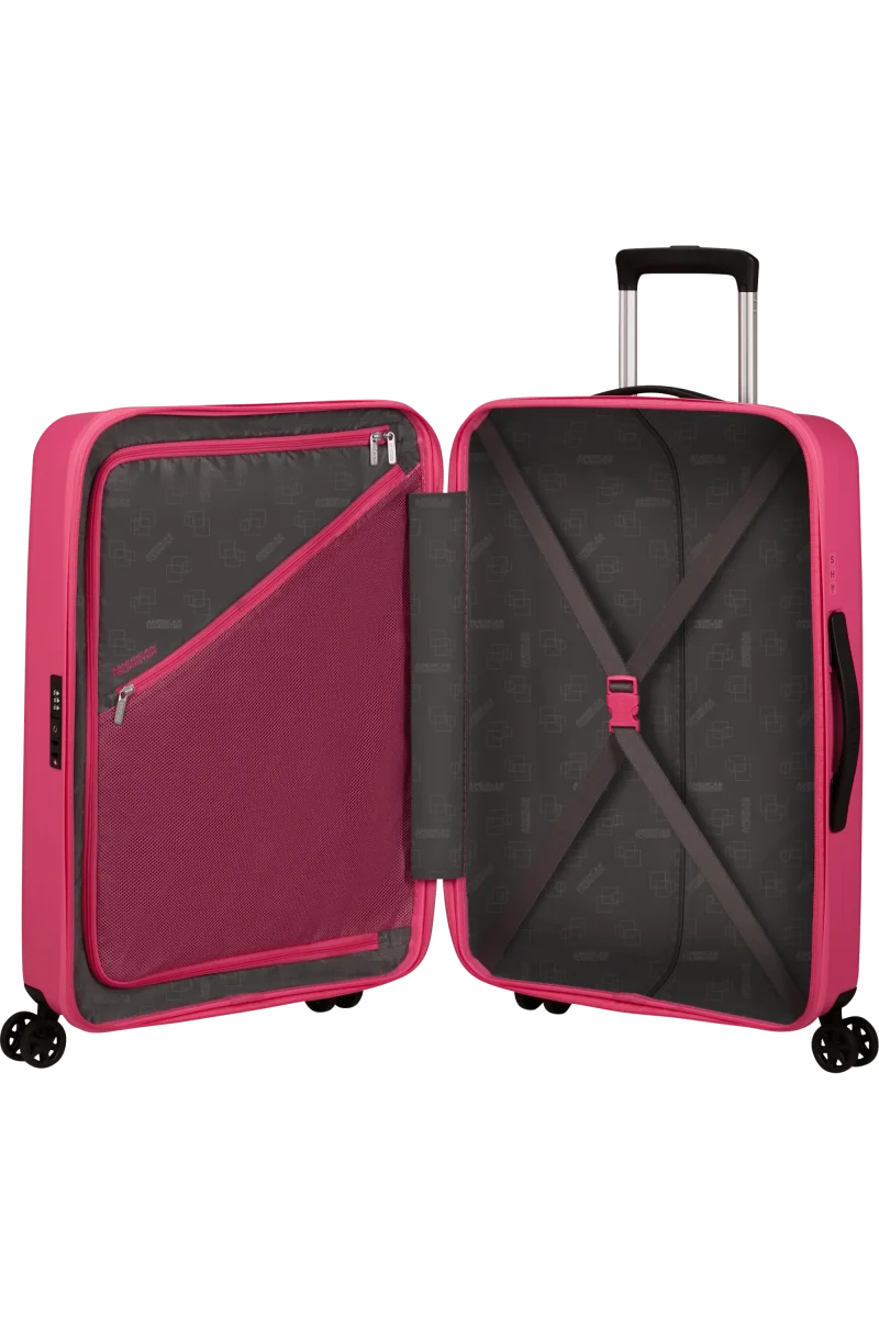 Valigia Media 68 cm Rejoy Fusia 4 Ruote - immagine 4