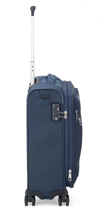 Trolley cabina Roncato 4 RUOTE Joy 6213 espandibile Blu 55x40x20 - immagine 6