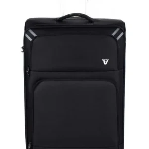 Trolley 4 ruote Twin Nero Grande 75cm Roncato