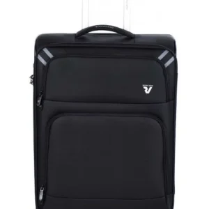 Trolley Roncato Medio Twin nero 4 Ruote Poliestere