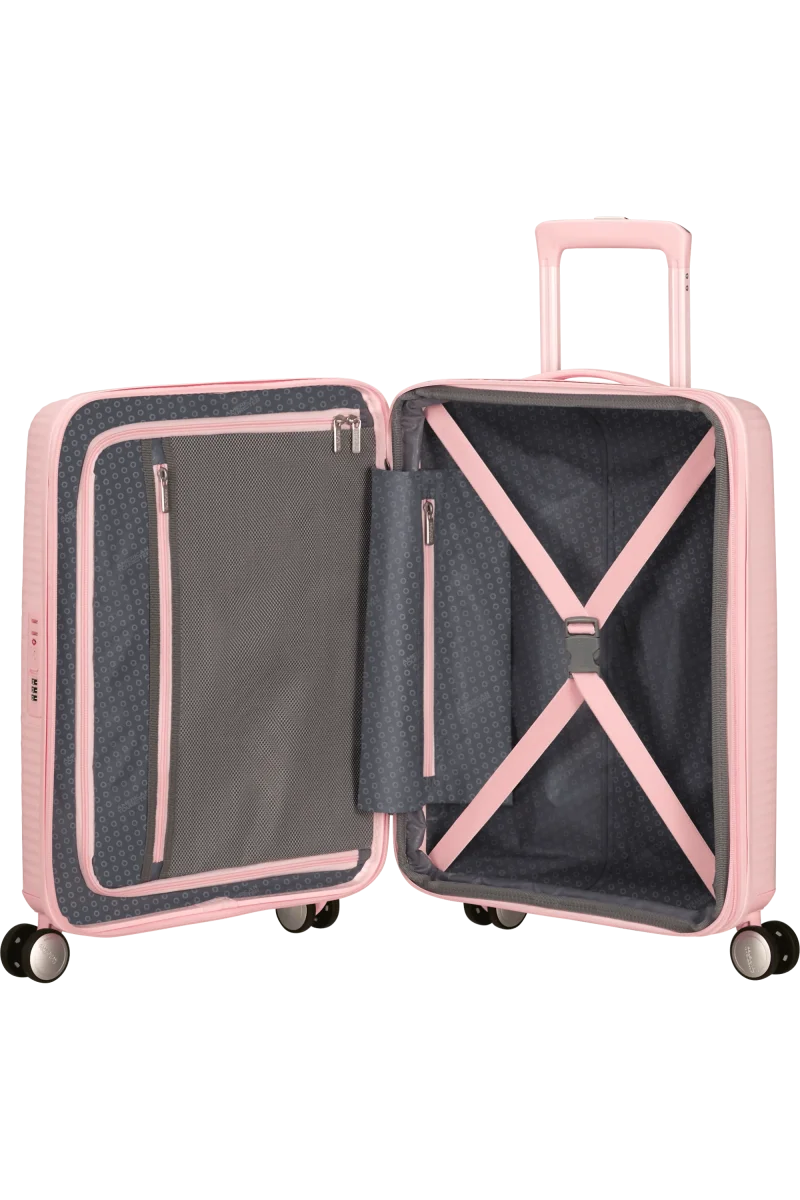 SoundBox 55cm Rosa Pastello Espandibile Bagaglio a Mano - immagine 4