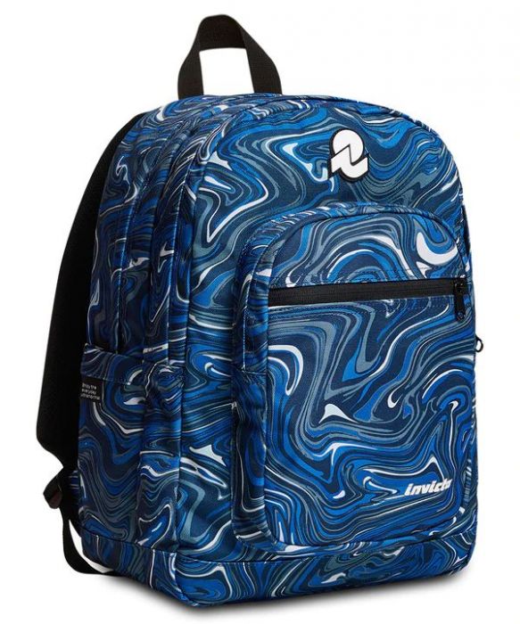 Zaino scuola Invicta Jelek Fantasy Blue Art 38 Litri - immagine 4