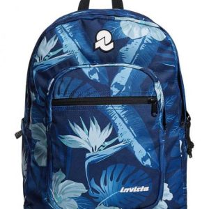 Zaino Scuola Invicta Jelek Fiori Blu 38 Litri