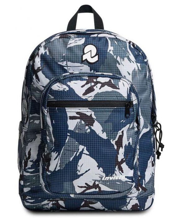 Zaino scuola Invicta Jelek Fantasy Military Camo Blue 38 Litri