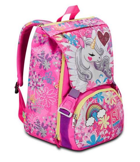 Zaino Seven J Girl Unicorno Sdoppiabile Elementari - immagine 3